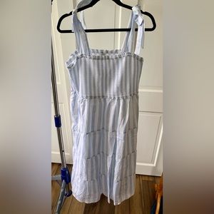 J.Crew Tie Shoulder Midi Dress